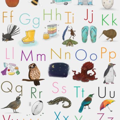 Alphabet Poster Neutral 2 Thumbnail